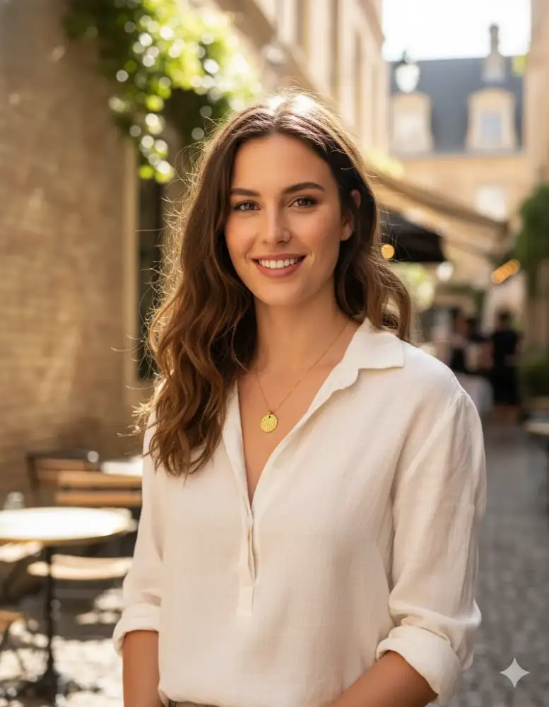  Collier Doré Médaille Alvéole – Élégance minimaliste et allure géométrique au quotidien