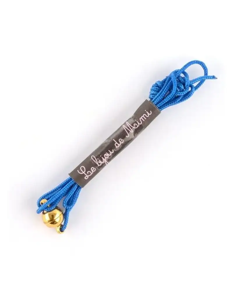 Cordon Bleu Jean Fermoir Doré Bracelet Collier Ajustable Le Bijou de Mimi