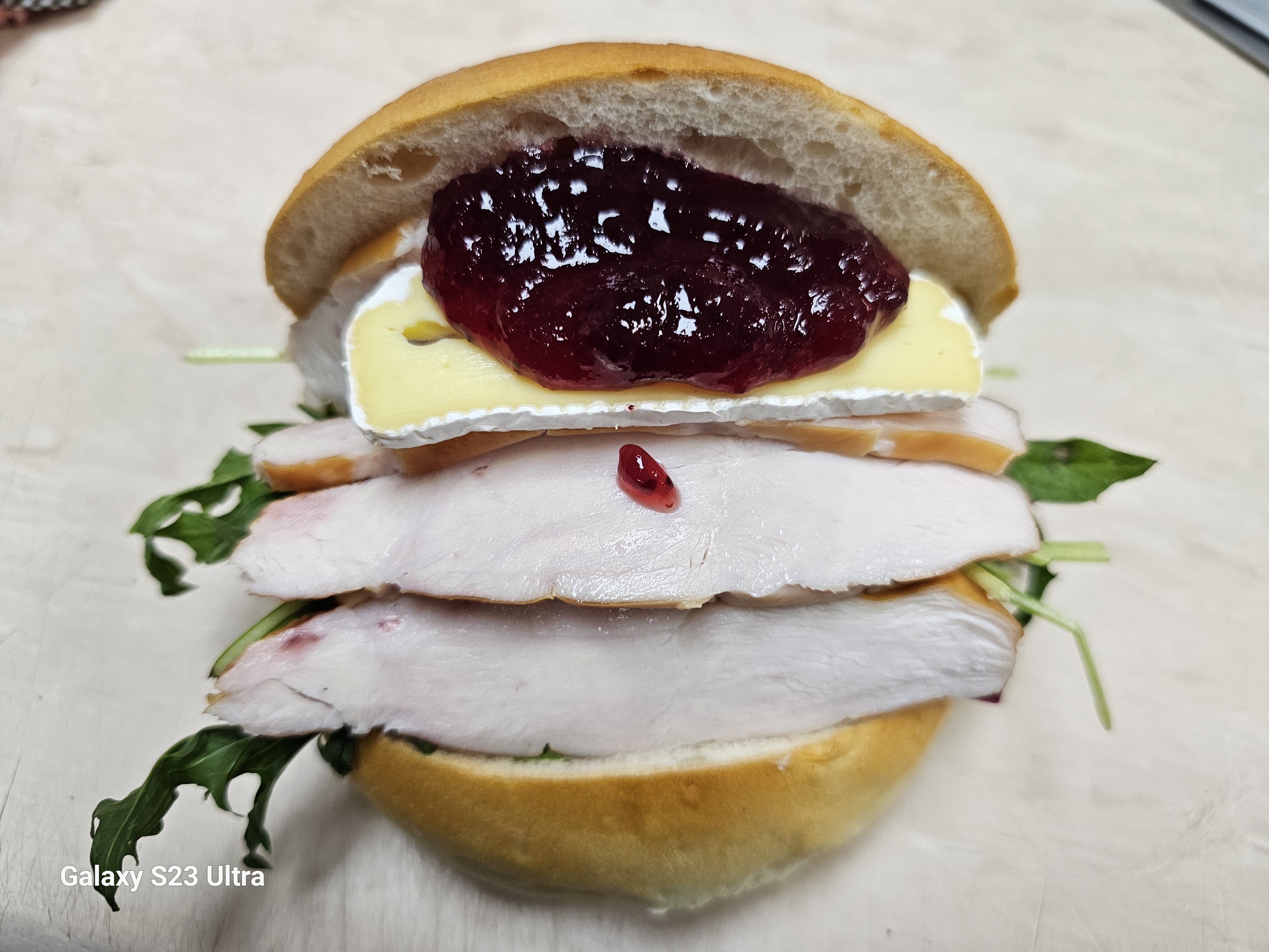 Smoked Chicken Cranberry Bagel