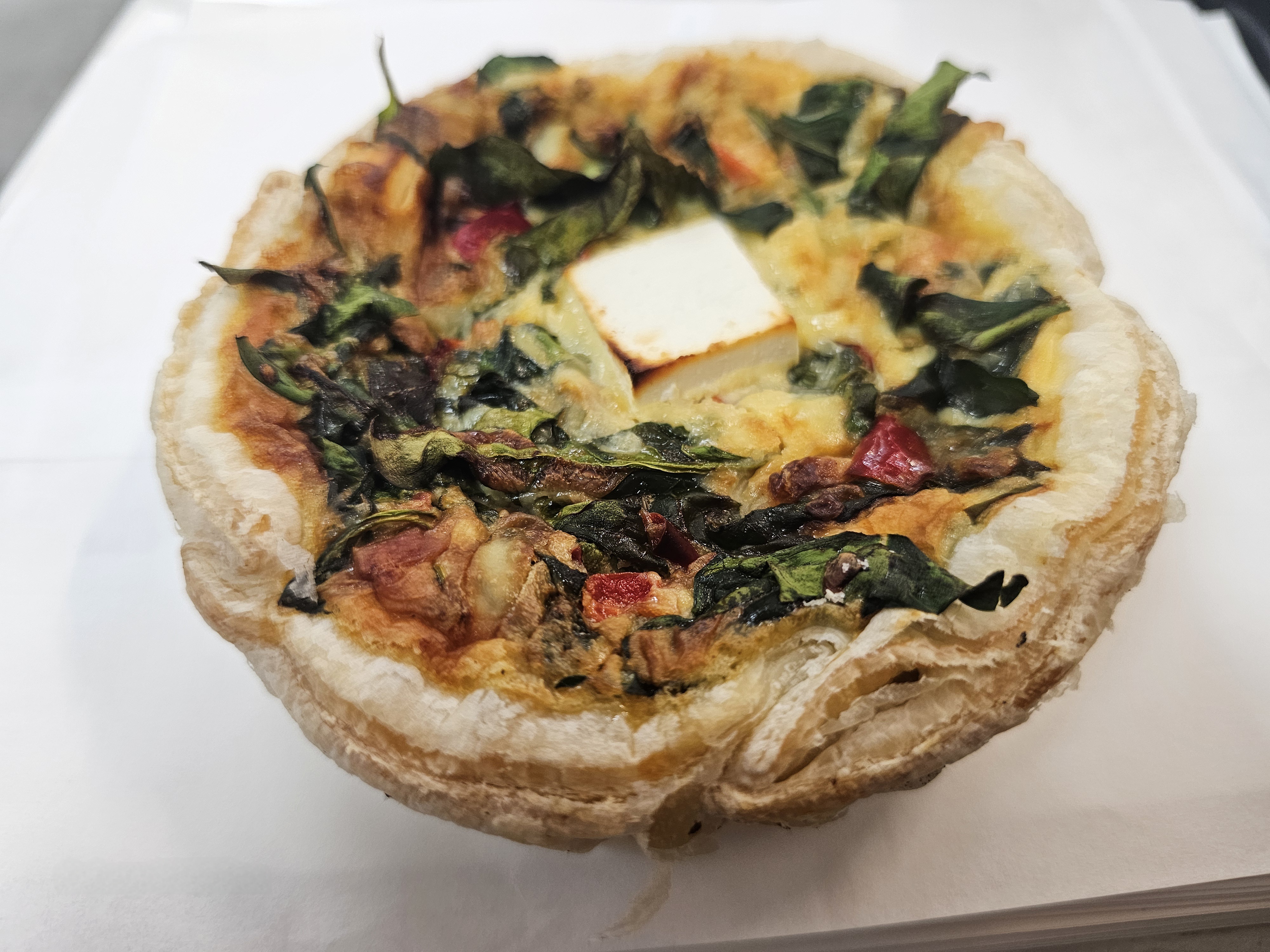 Spinach and Feta Quiche