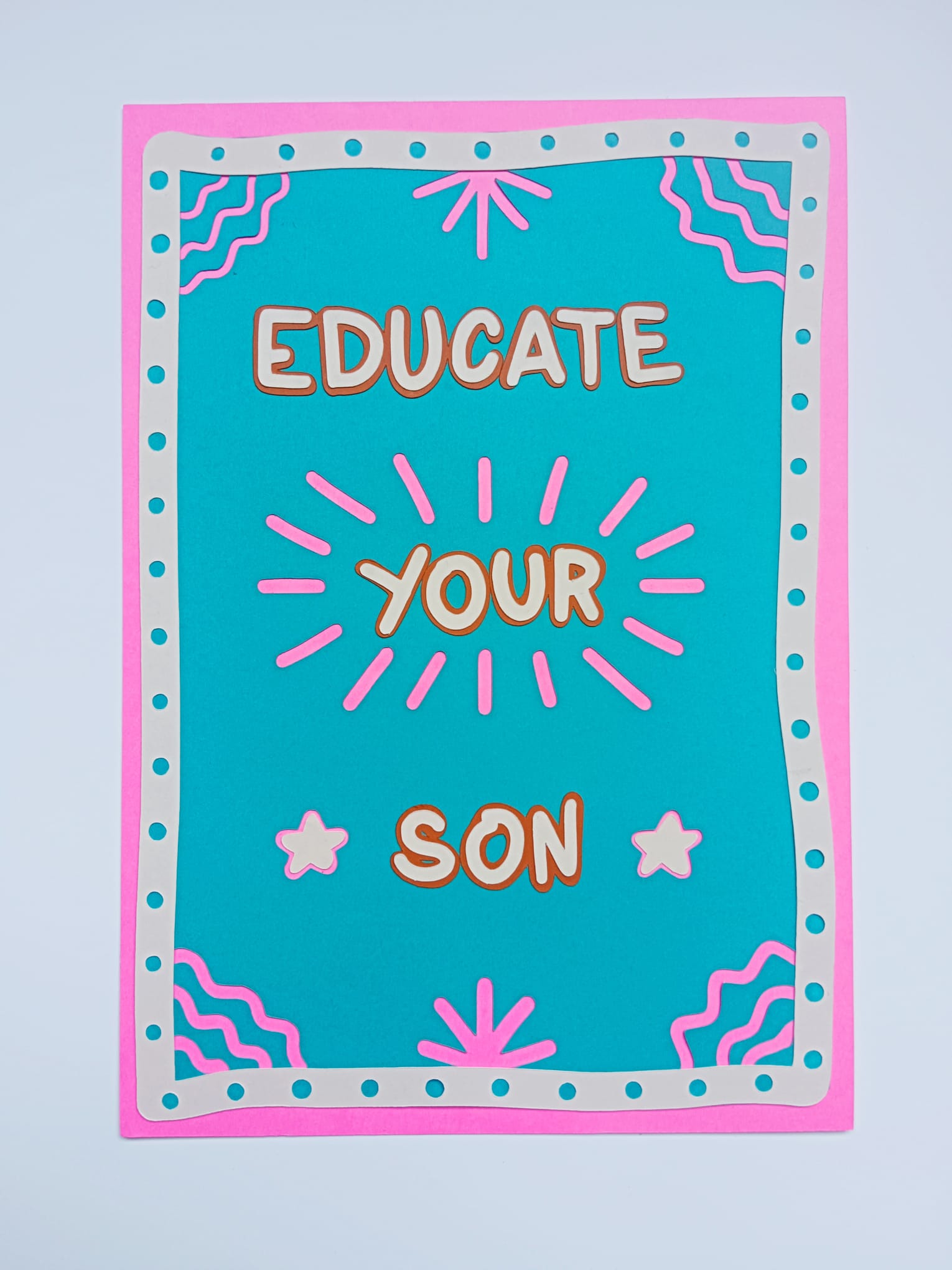 Educate your son | Bleu