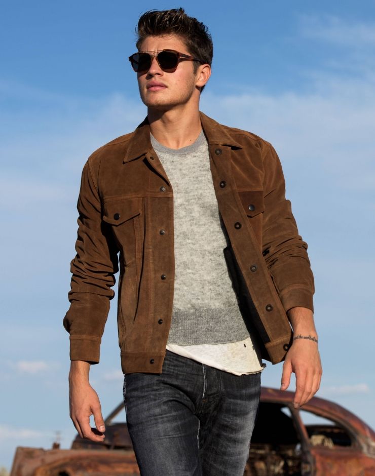 Brown Suede Jacket