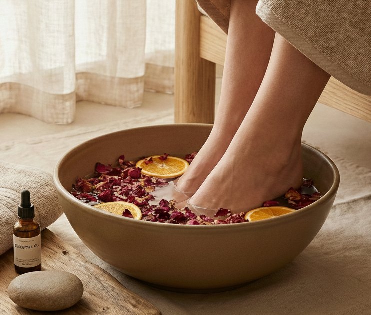 חוויה עוטפת לכפות הרגליים