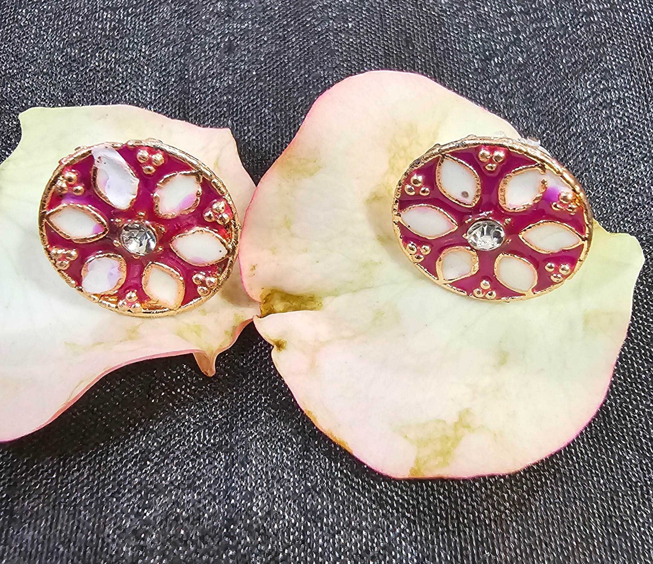 Elegant Floral Stud Earrings