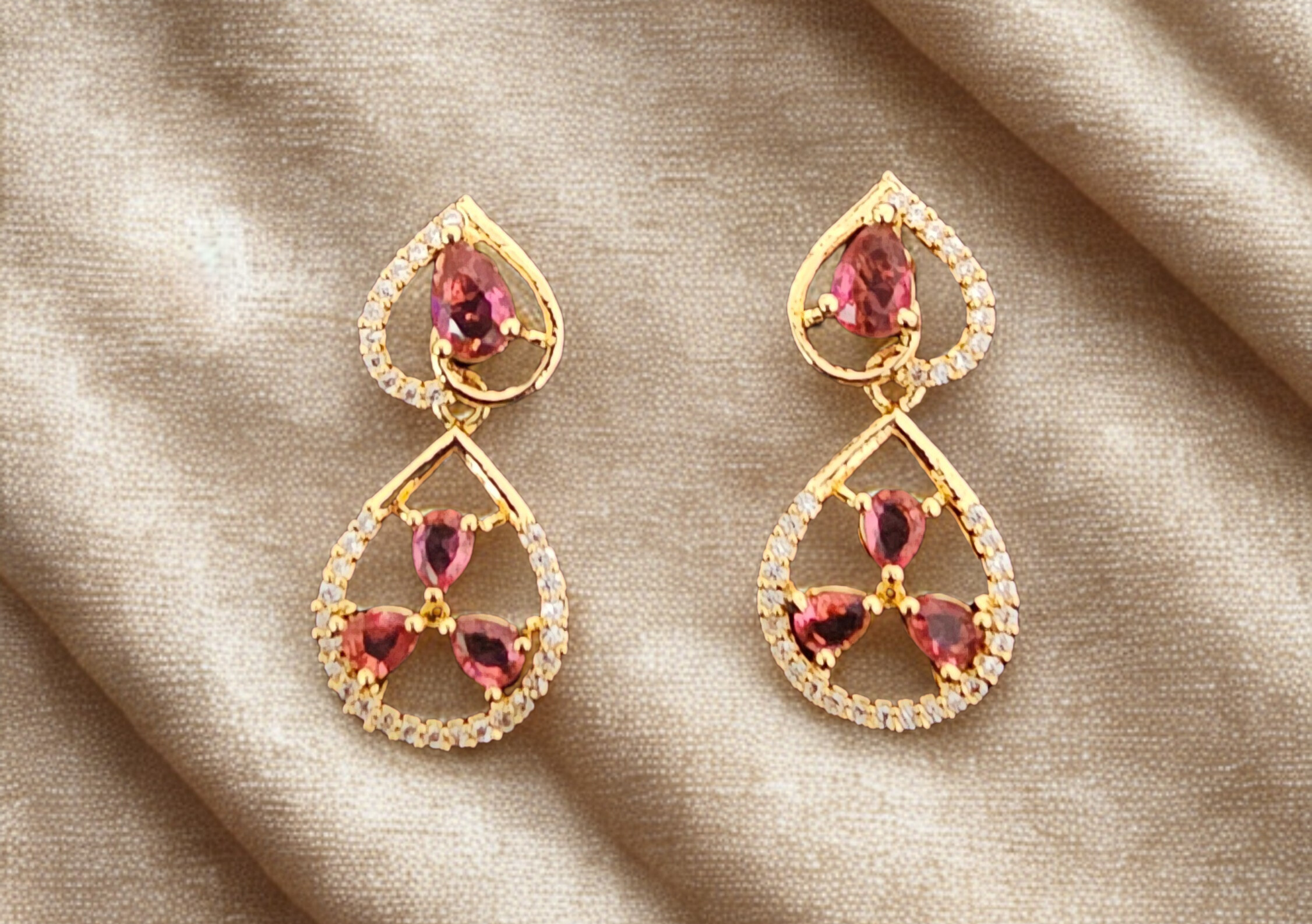 Elegant Golden Drop Earrings