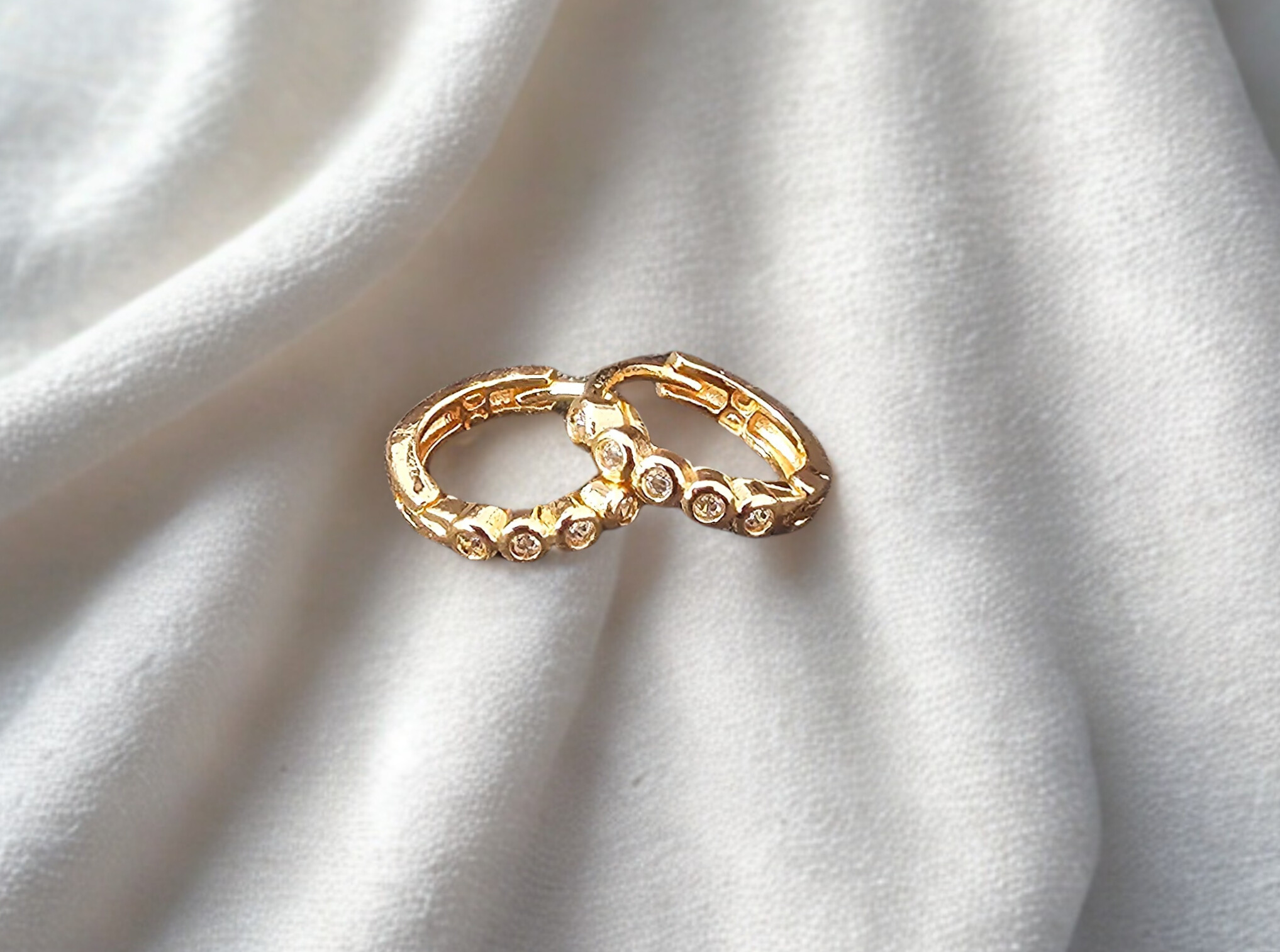 Golden Hoop Earrings