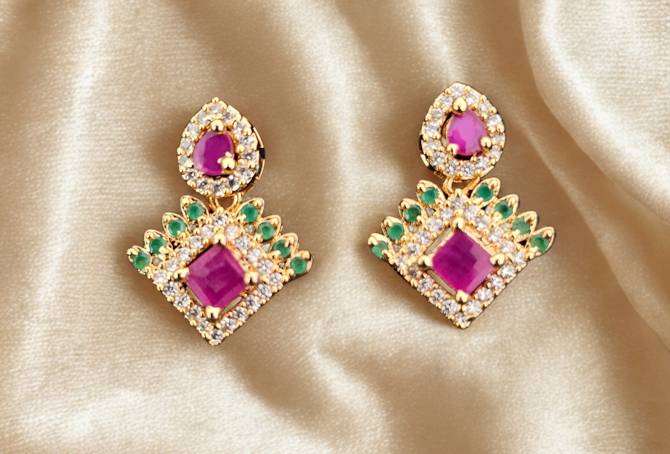 Elegant Gemstone Earrings