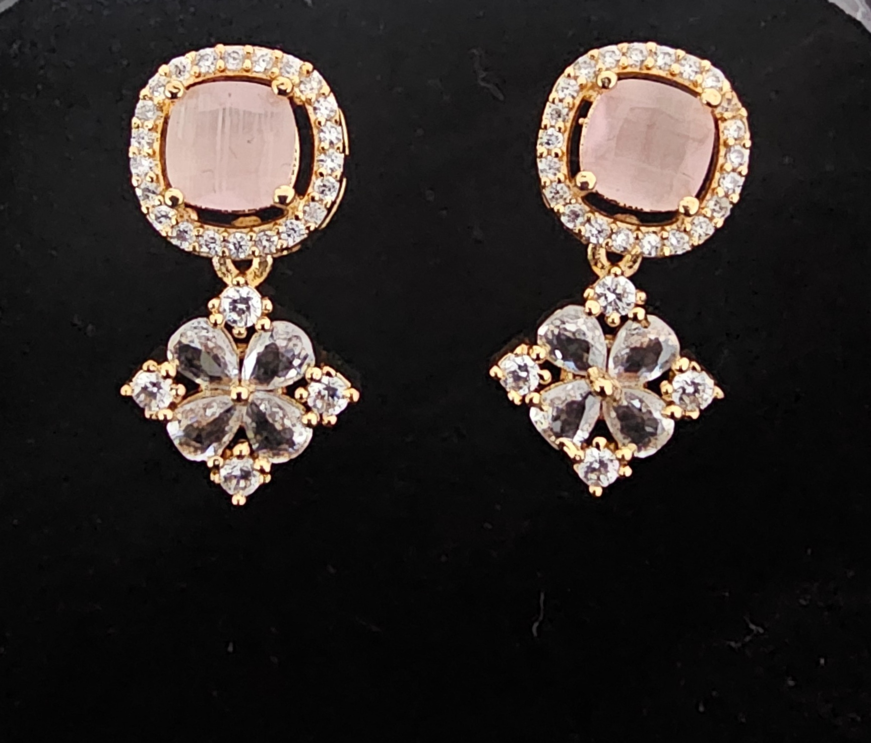 Elegant Crystal Drop Earrings