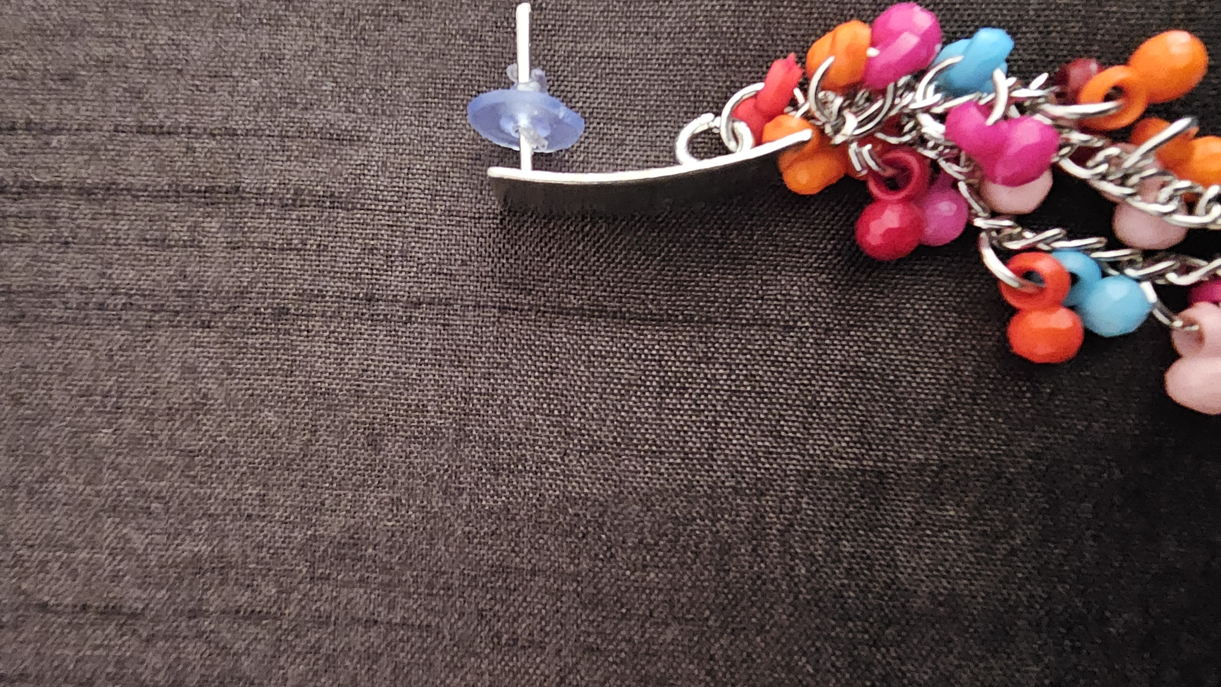 Colorful Bead Drop Earrings