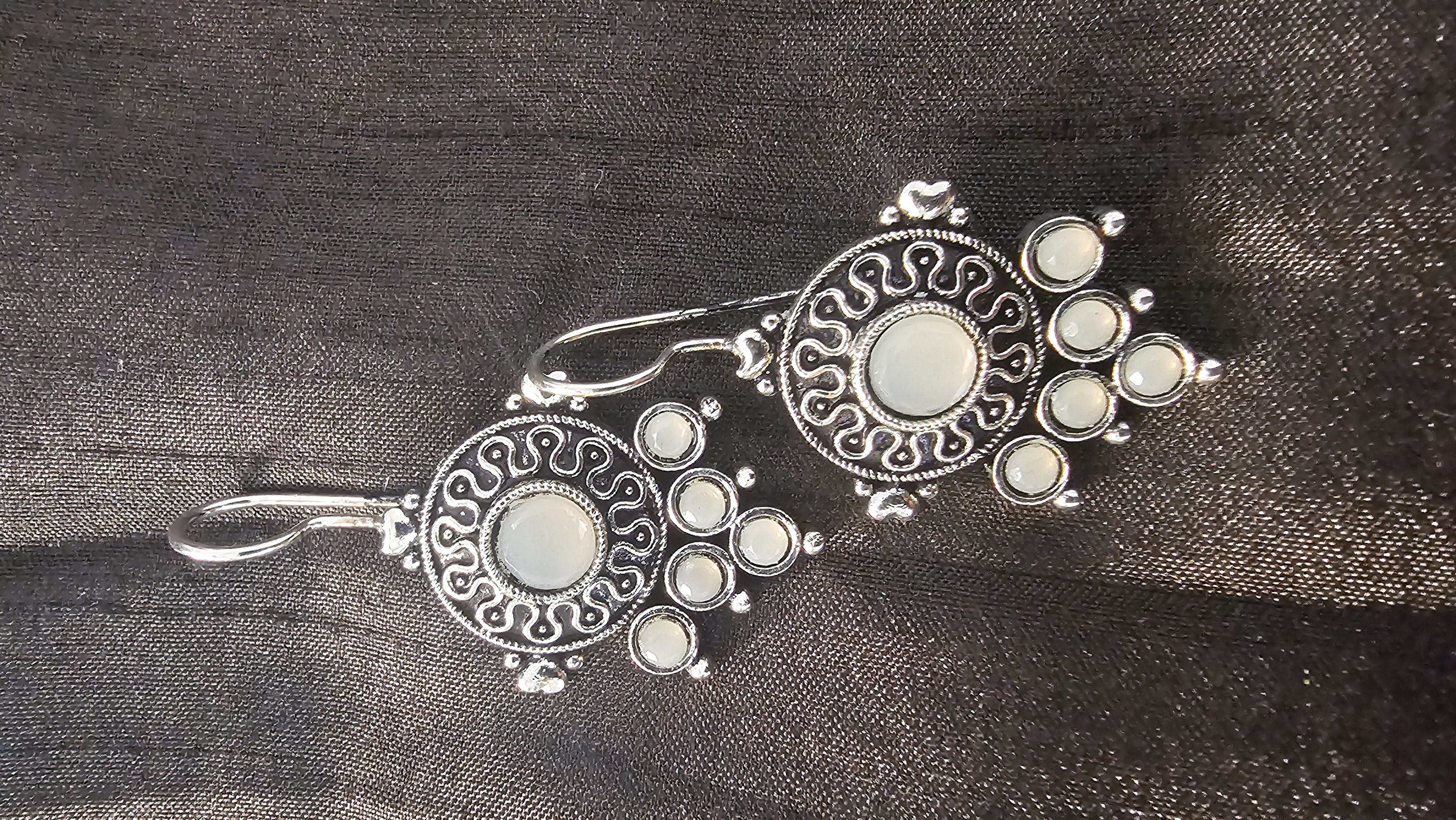 Antique Silver Dangle Earrings