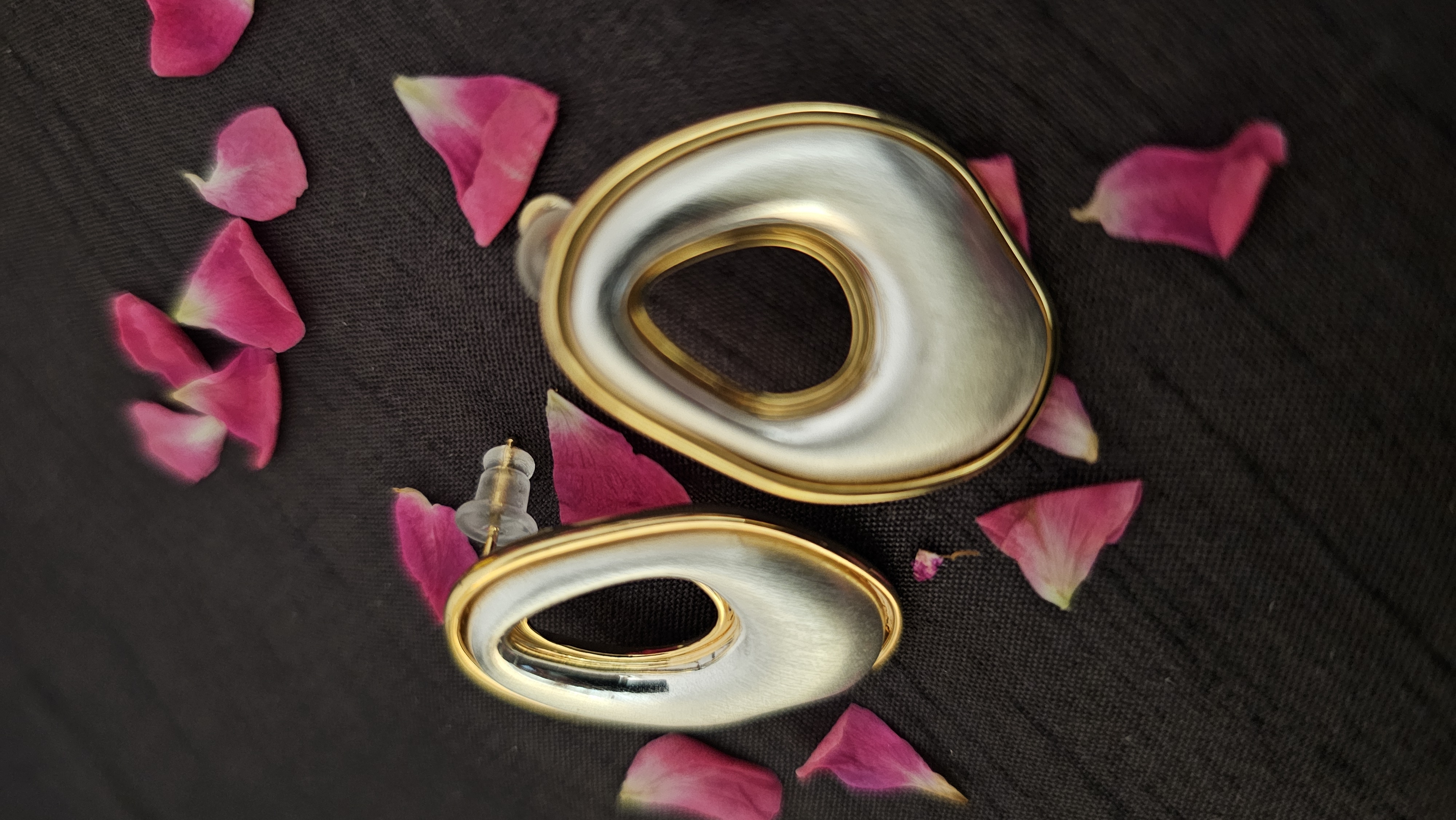 Modern Oval Earrings