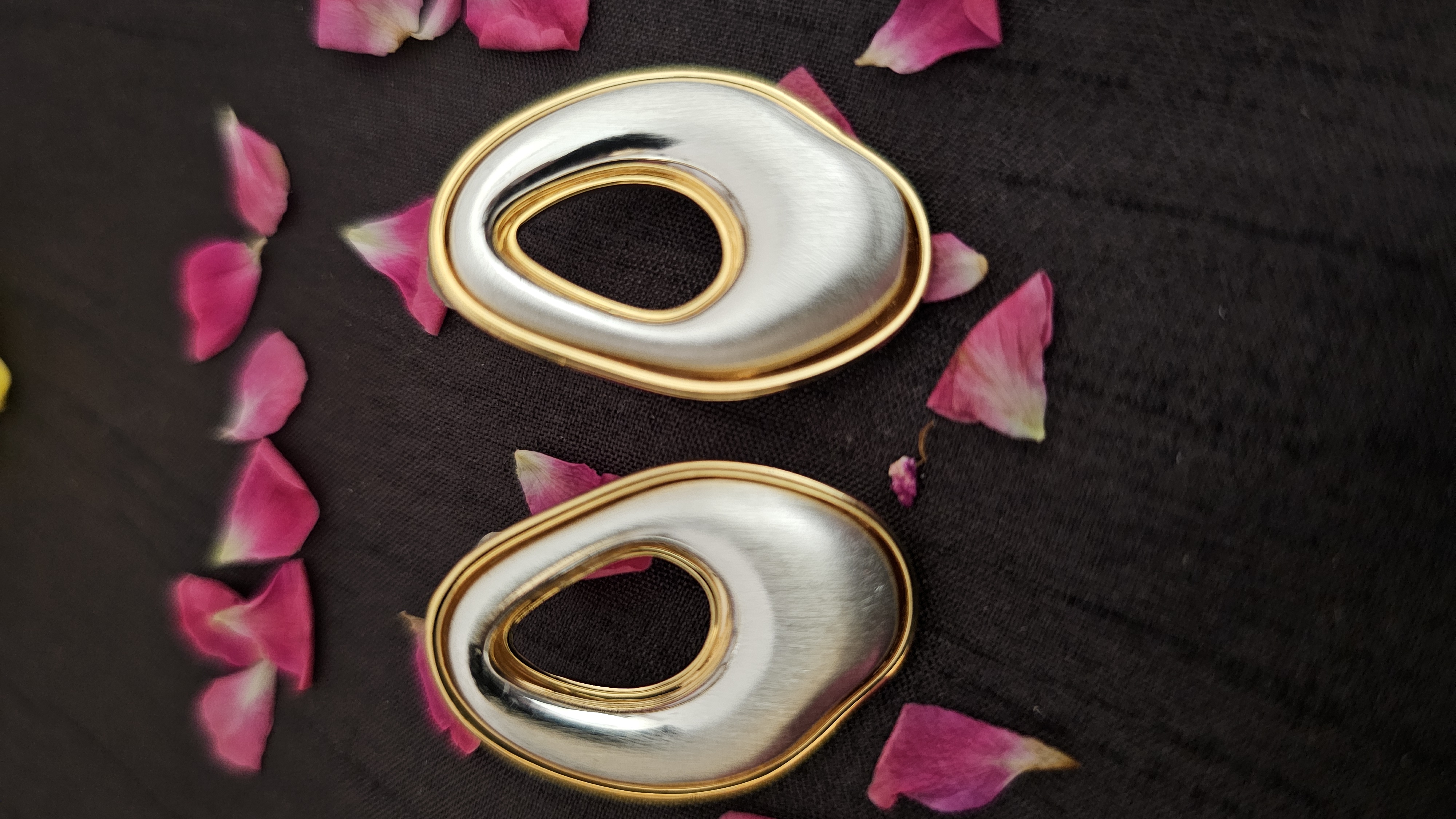Modern Oval Earrings