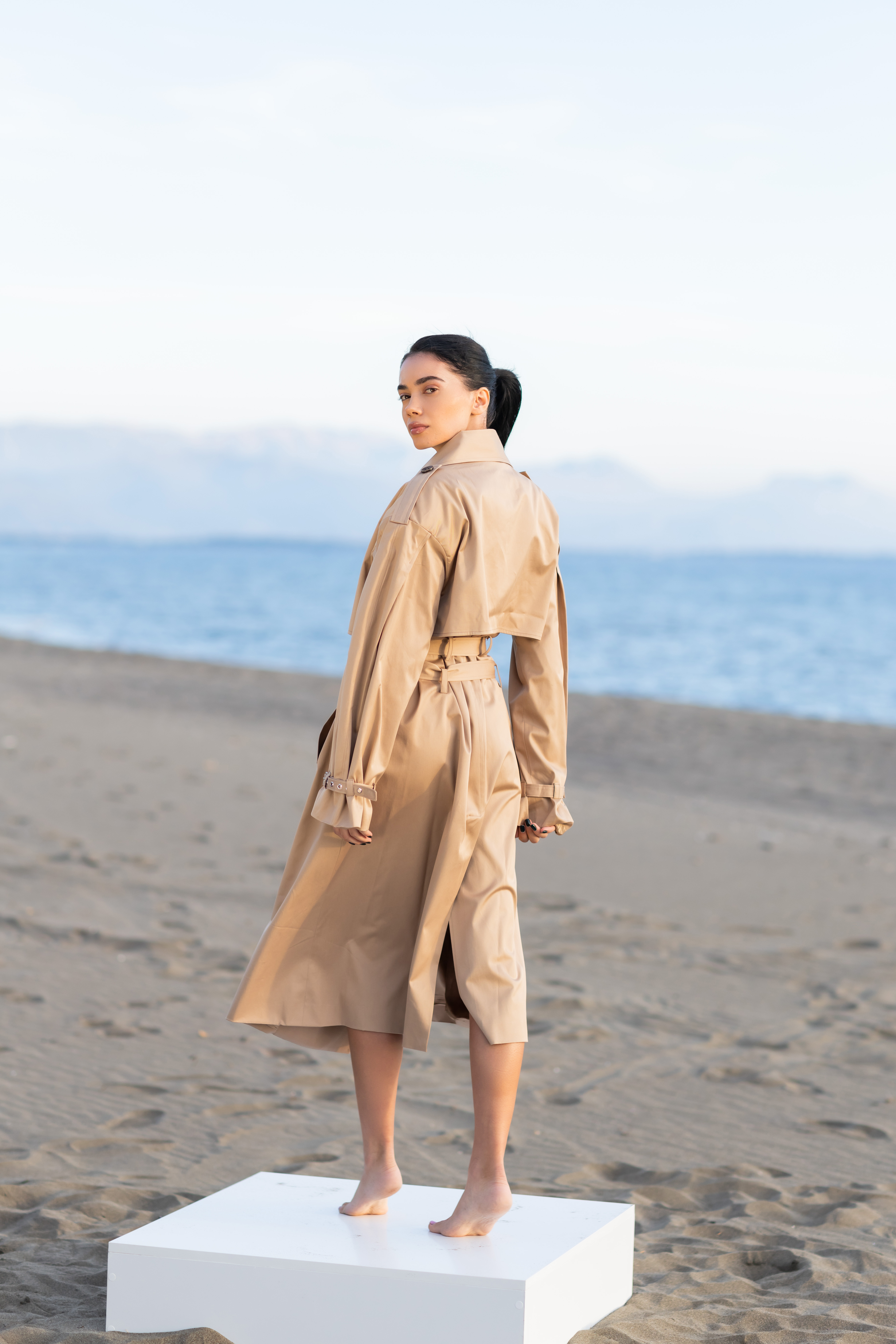 Dune Belted Trench