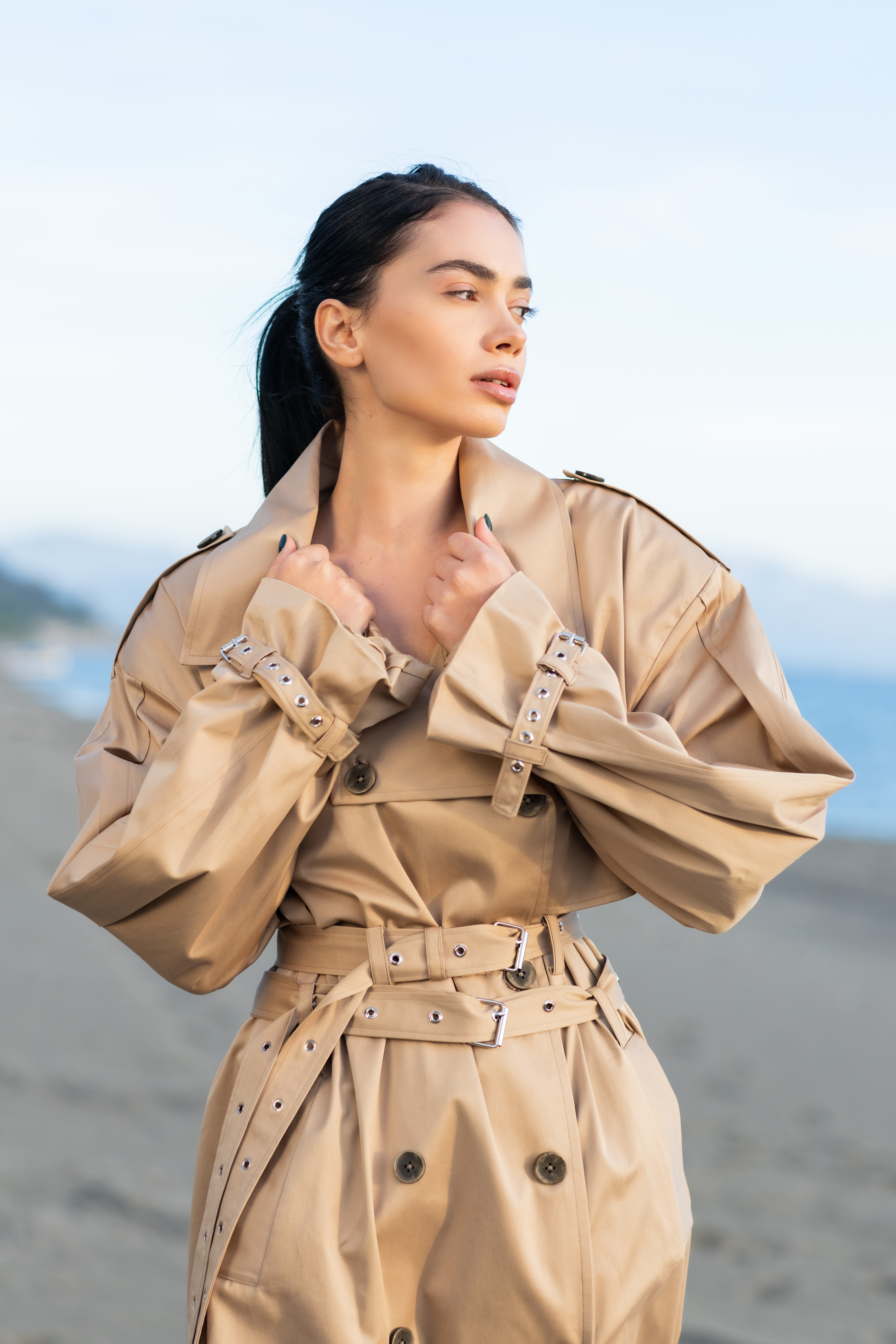 Dune Belted Trench