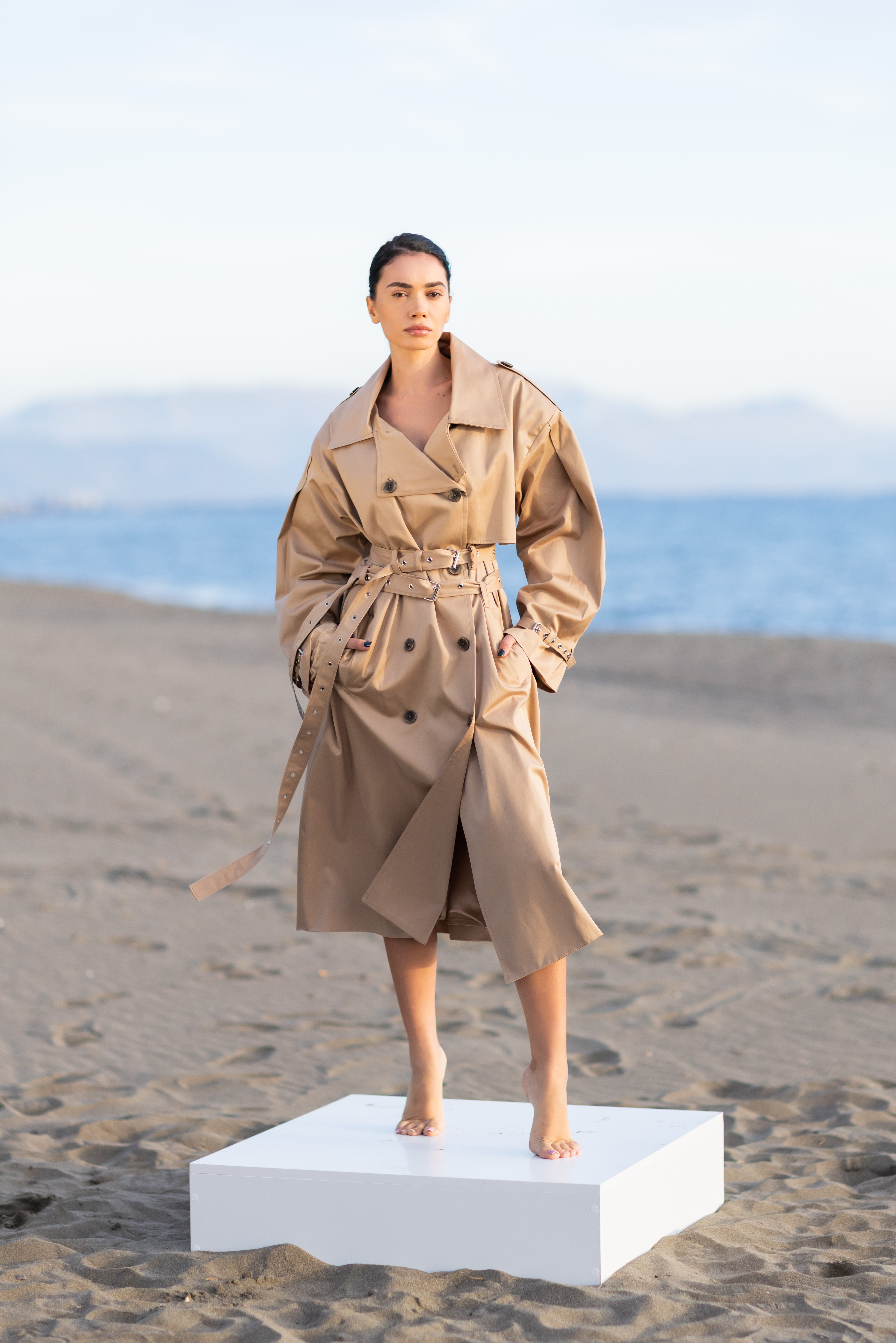 Dune Belted Trench