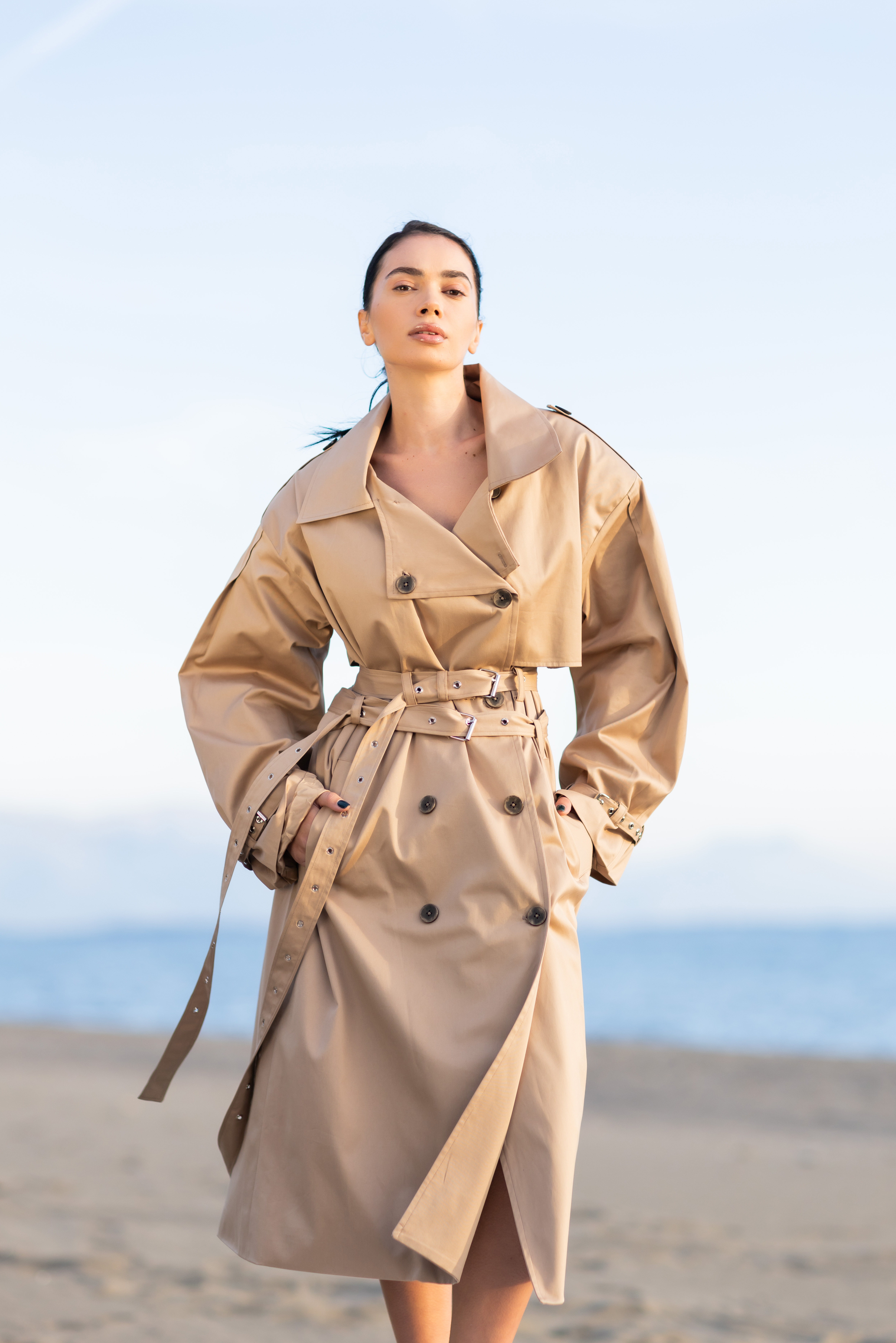 Dune Belted Trench