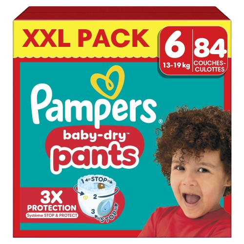 Couches pampers  Baby - Dry pants Taille 6. 13-19kg-(84 couches)