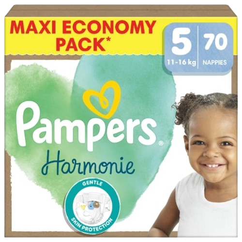 Couches pampers harmonie Taille 5 11-16kg-(70 couches)