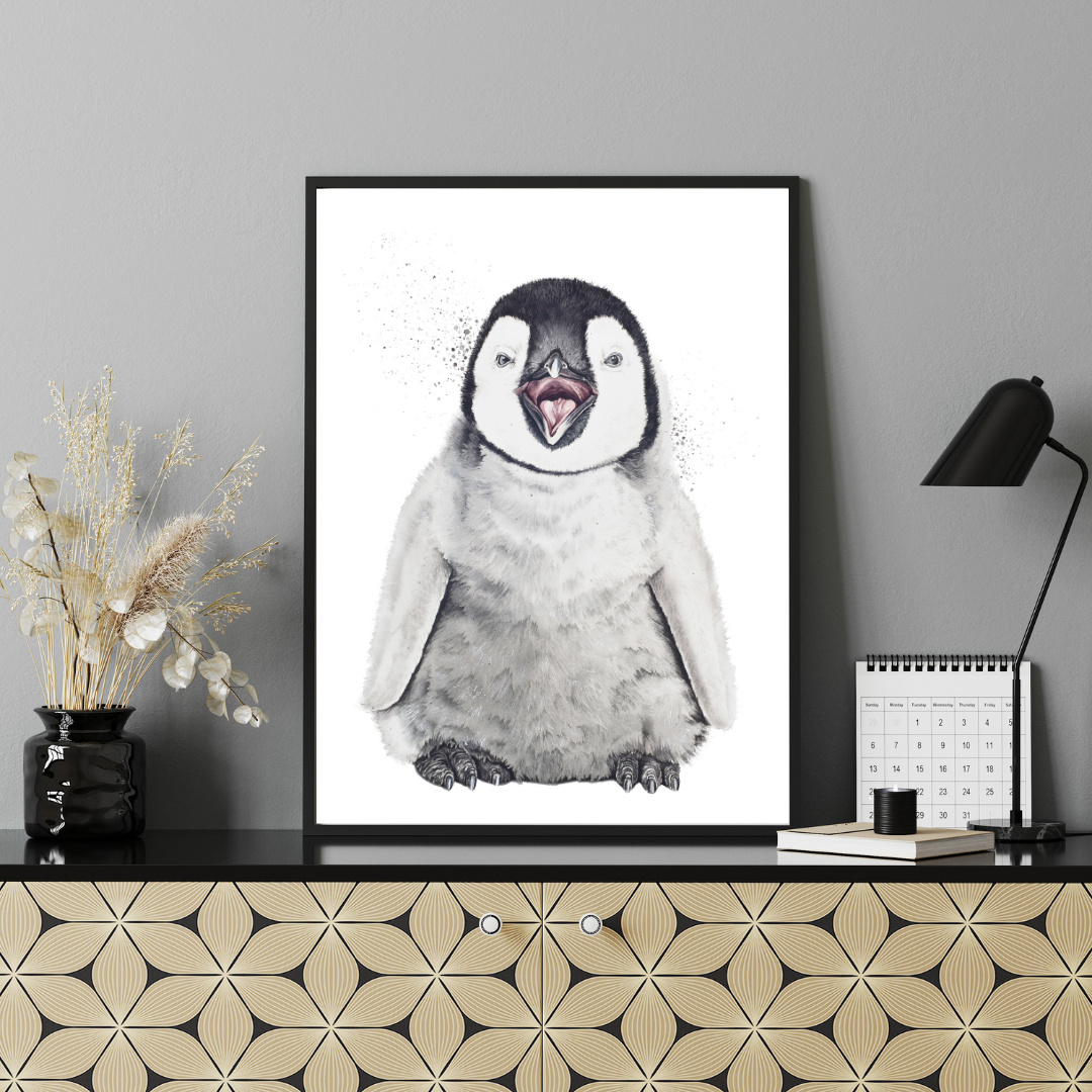 Penguin Baby Art Print