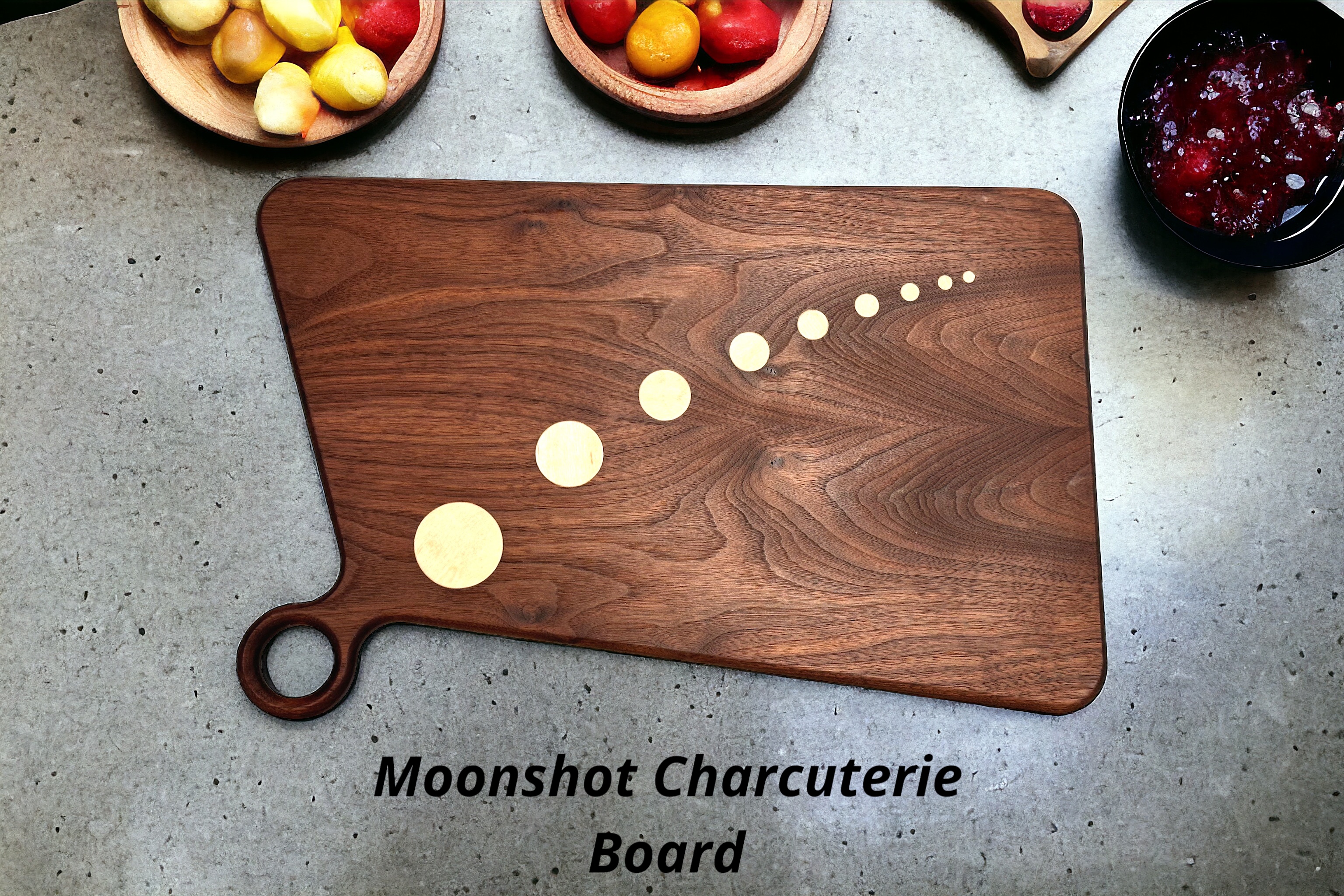 Charcuterie Board in Walnut and Maple