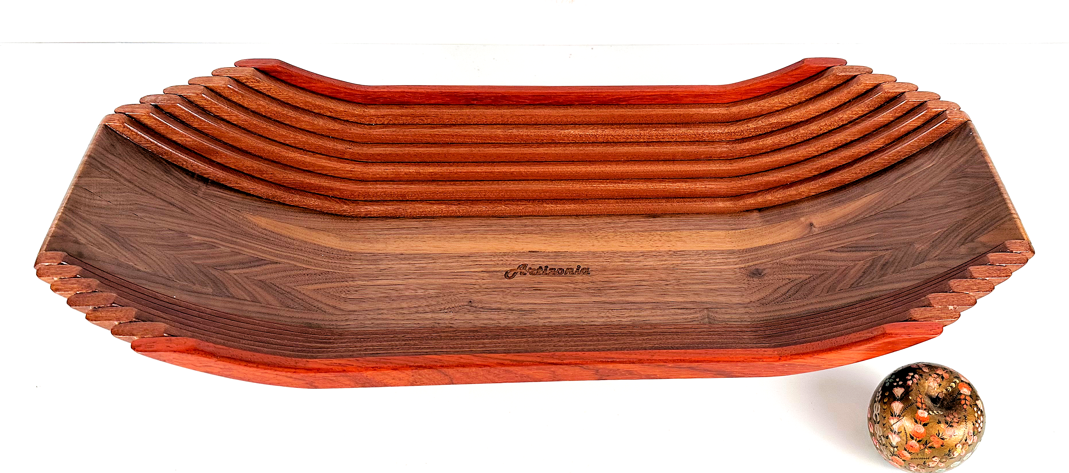 Wood Bowl Centerpiece - Large & Long 