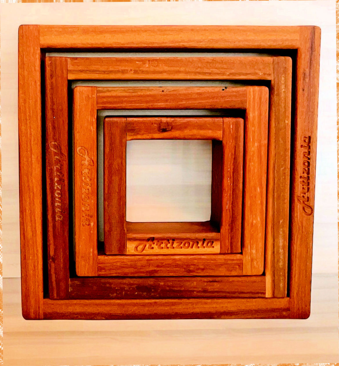 Trivets in Teak with Nesting Design