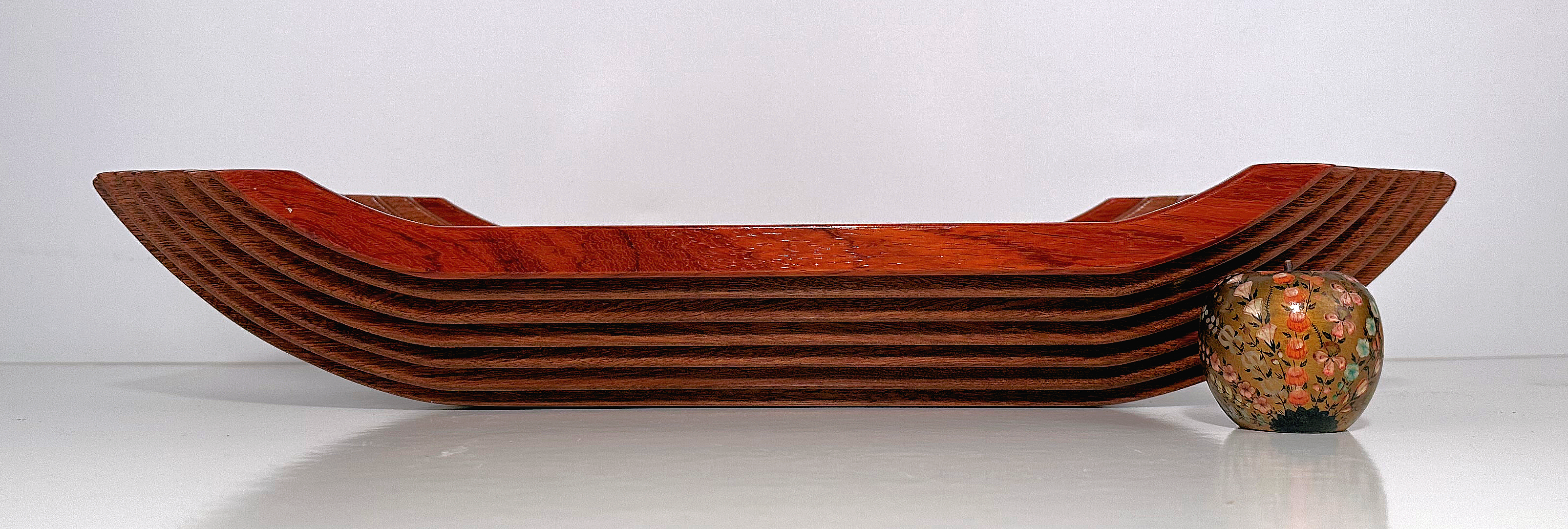 Wood Bowl Centerpiece - Large & Long 