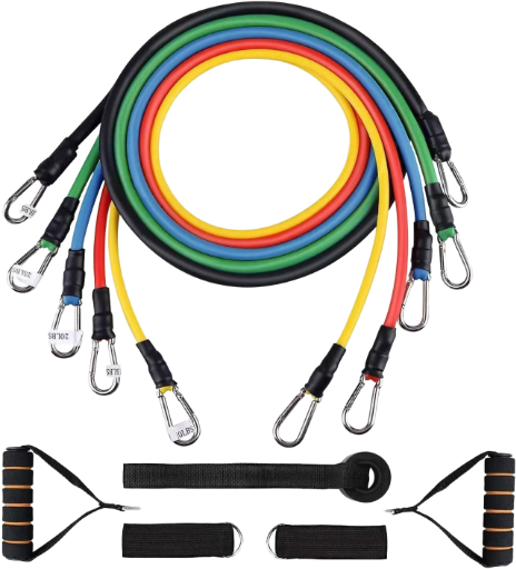 FR ready to ship – Wholesale lot of 47 sets of Resistance Bands – Retail Price 19.42€ Each – Our Price Is Only 0.95€ Each