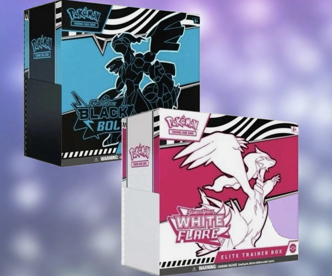 Pokemon Black Bolt & White Flare Elite Trainer Box ETB Bundle