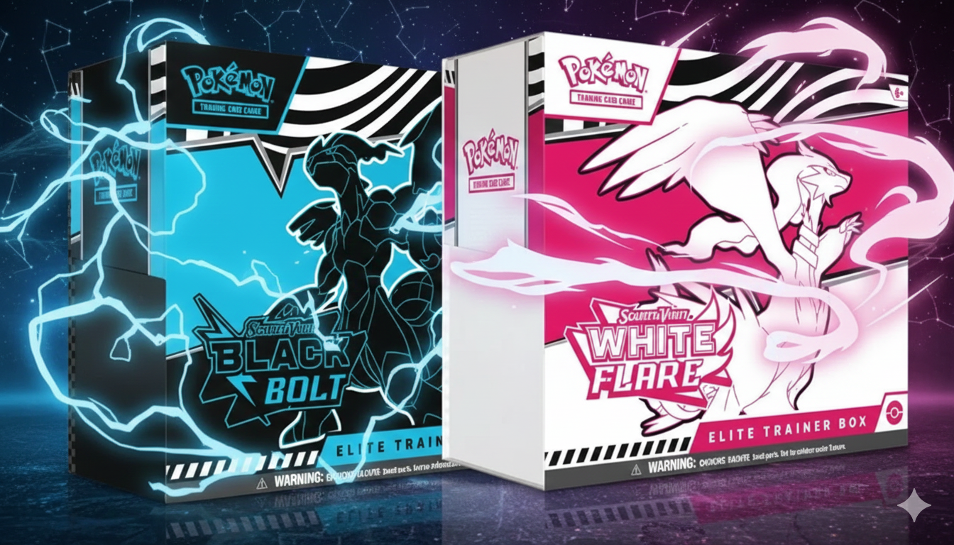 Pokémon Black Bolt & White Flare Elite Trainer Box ETB Bundle