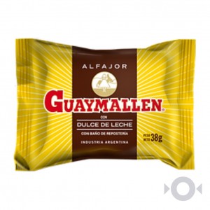 CAJA Alfajor GUAYMALLEN Negro x 40u