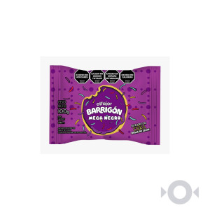 Caja Alfajor BARRIGON Negro Premium x 100 gr x 35 U