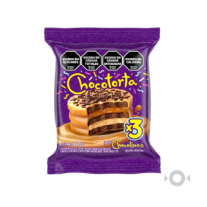 CAJA Alfajor CHOCOLINAS Chocotorta Triple x 71,5g X 21 U