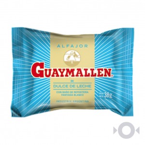 Alfajor GUAYMALLEN Simple Blanco x 40 U