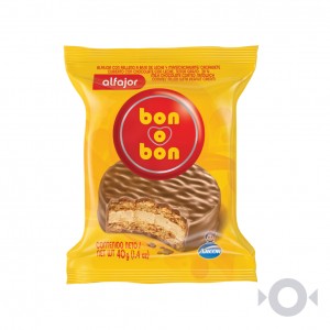 CAJA Alfajor BON O BON Negro 40 GR X 40 U