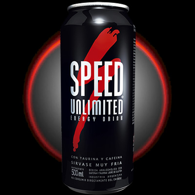 SPEED UNLIMITED ENERGY DRINK X 500 ML X 12