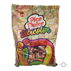 Caramelo Masticable PICO DULCE Tubicolor x500g.
