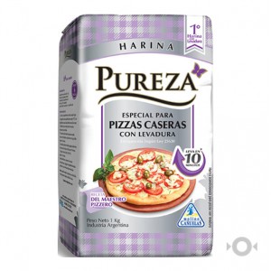  Harina PUREZA con Levadura Especial para Pizzas x1k.