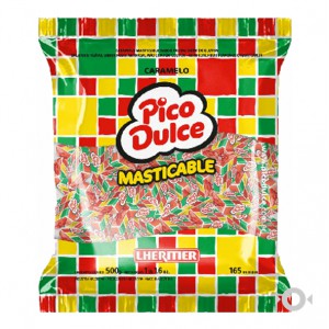 Caramelos Masticables PICO DULCE Bolsa x500g.