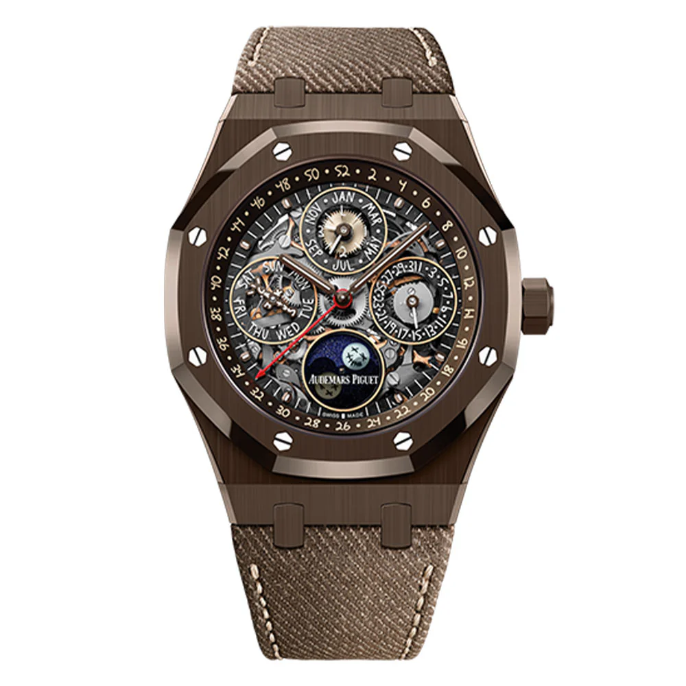 Luxury Brown Wristwatch