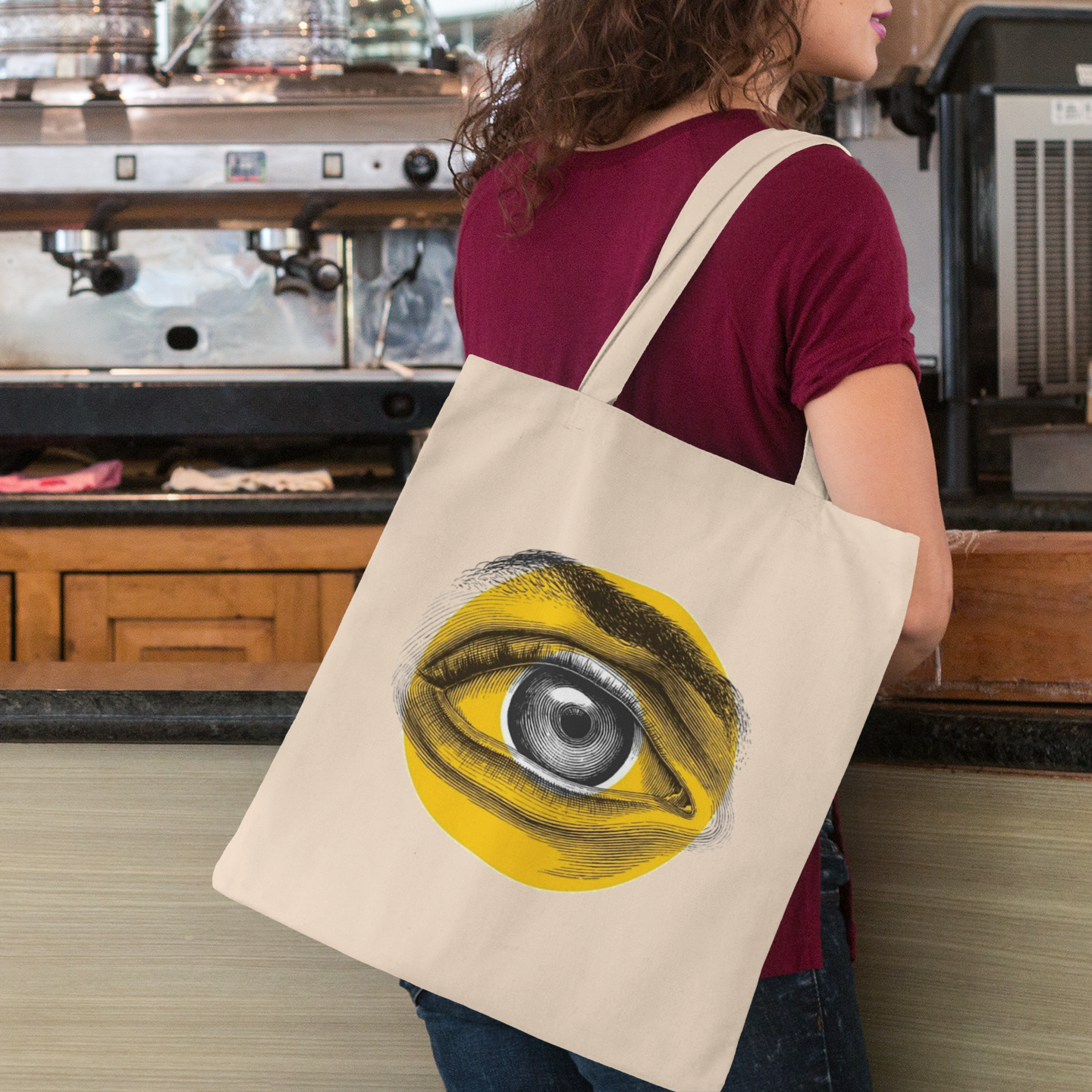 Eye Illustration Tote Bag