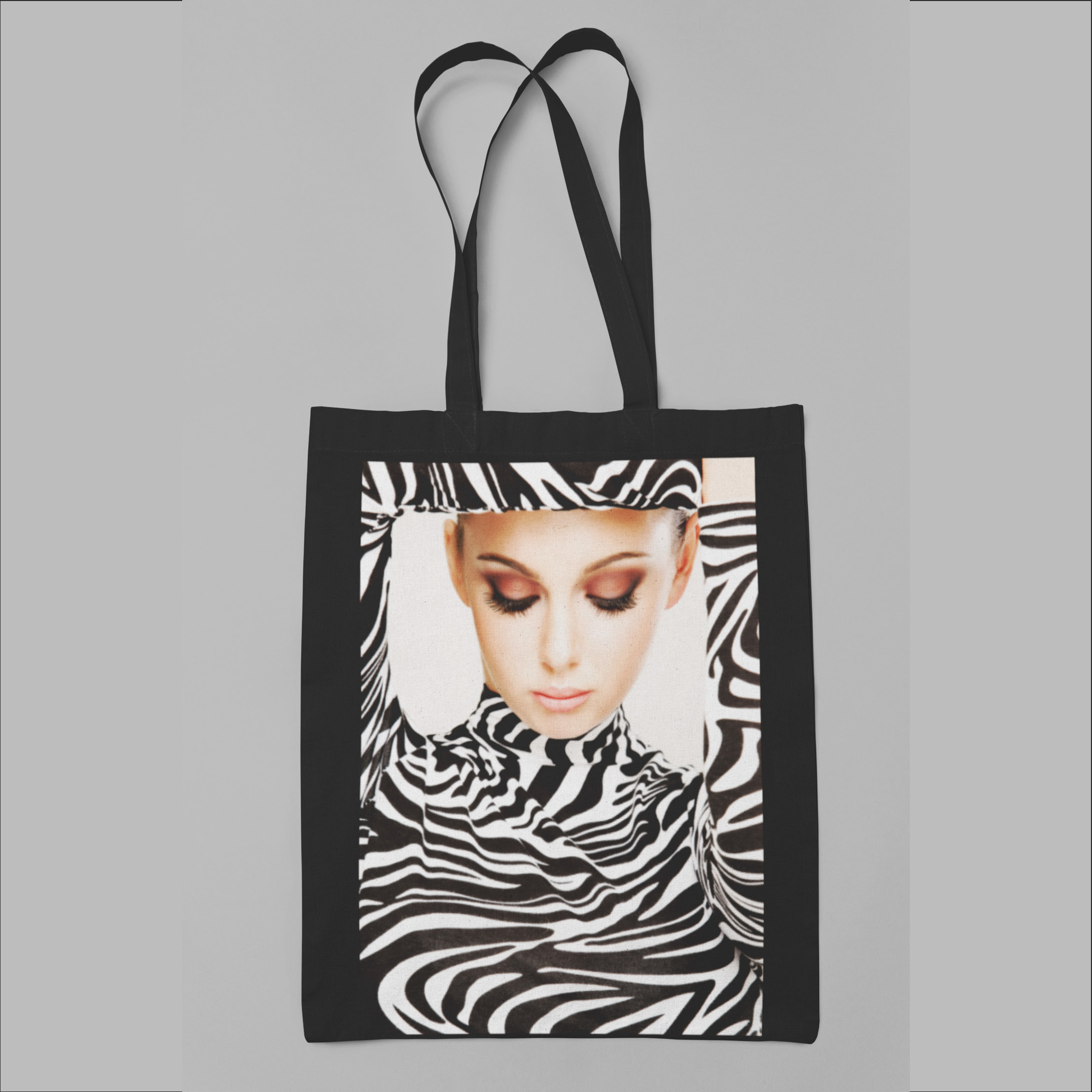 Zebra Print Tote Bag