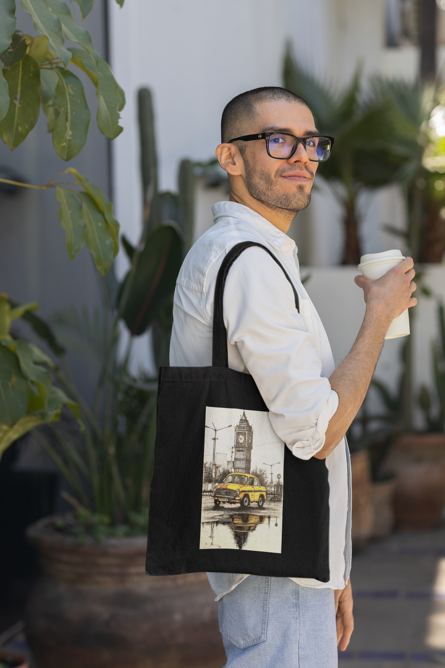Urban Art Cotton Tote Bag