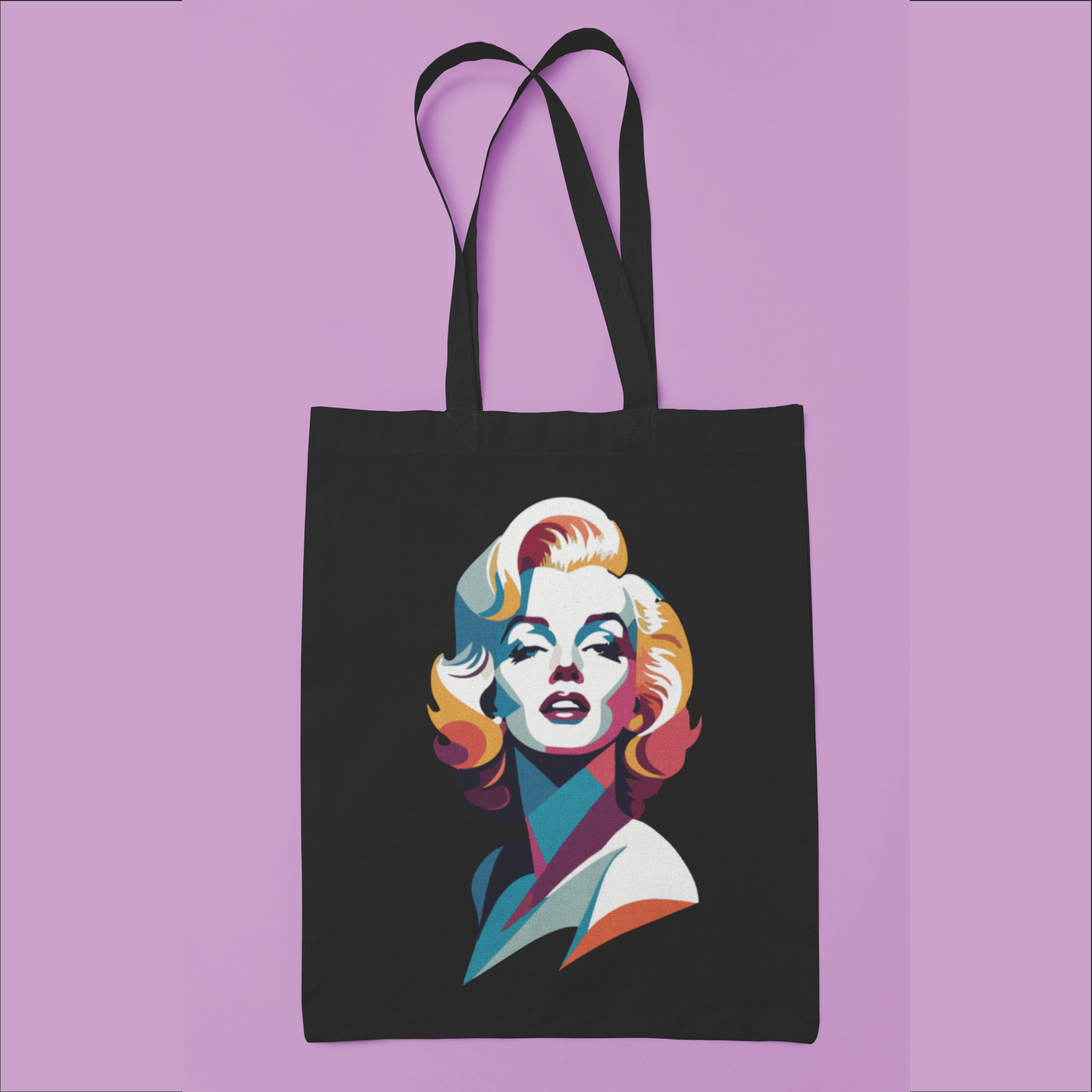 Pop Art Portrait Tote Bag