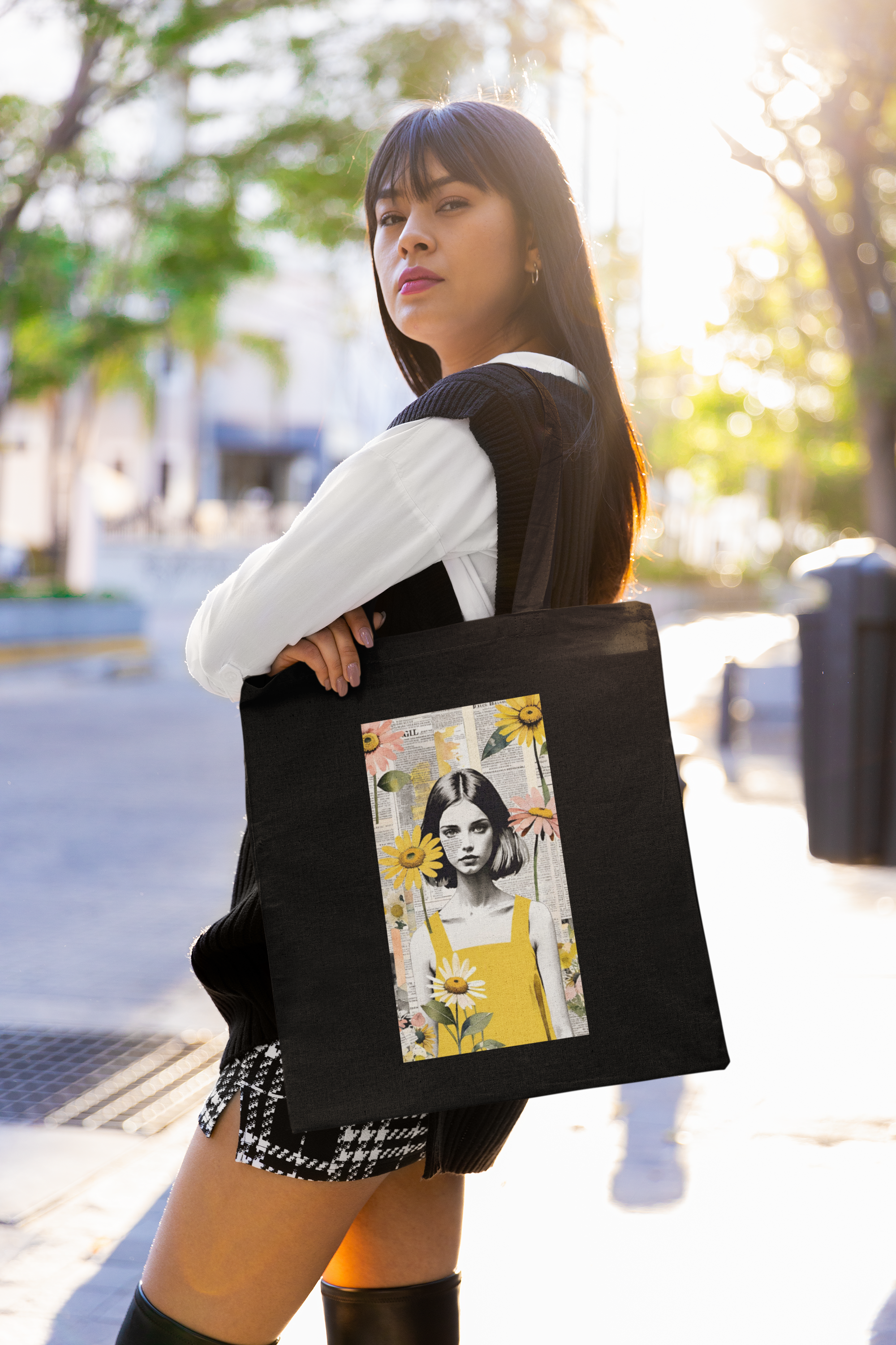 Artistic Print Tote Bag