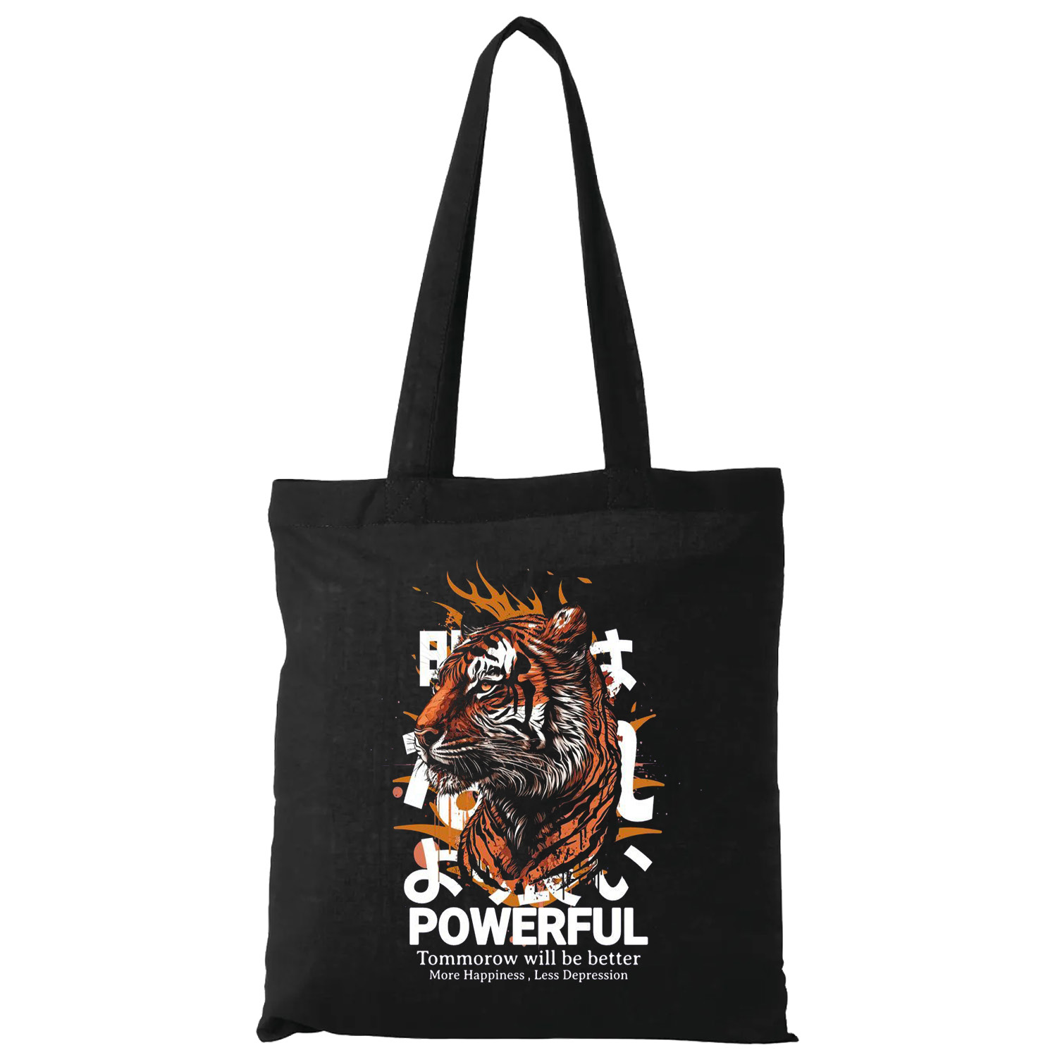 Powerful Tiger Tote Bag