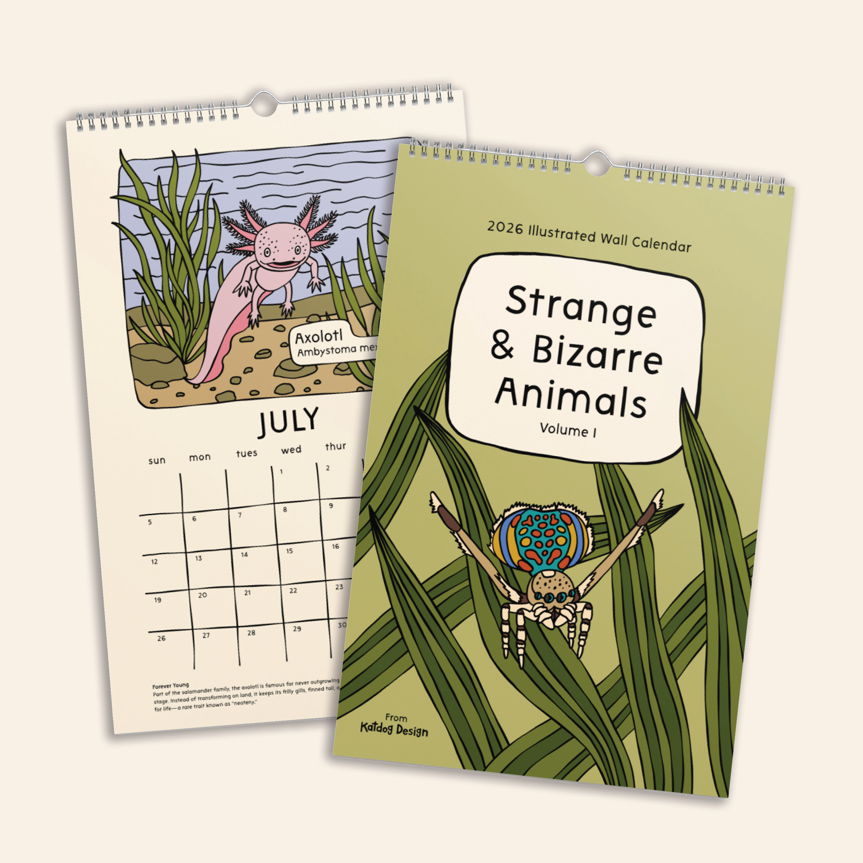 2026 Strange & Bizarre Animals Calendar