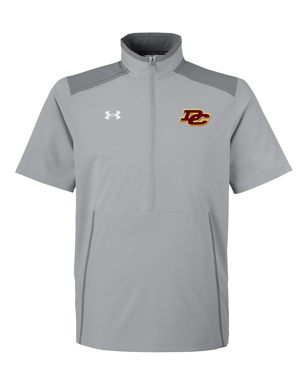 Mens UA Short Sleeve Half-Zip Pullover