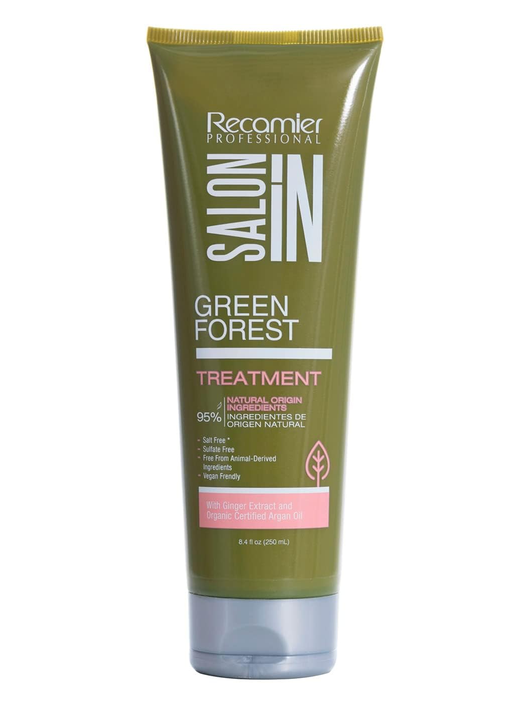 Salon In Recamier Argan Oil Hair Treatment 8.5 oz | Hydrating & Nourishing Formula for Women | Promotes Hair Growth, Softness & Shine