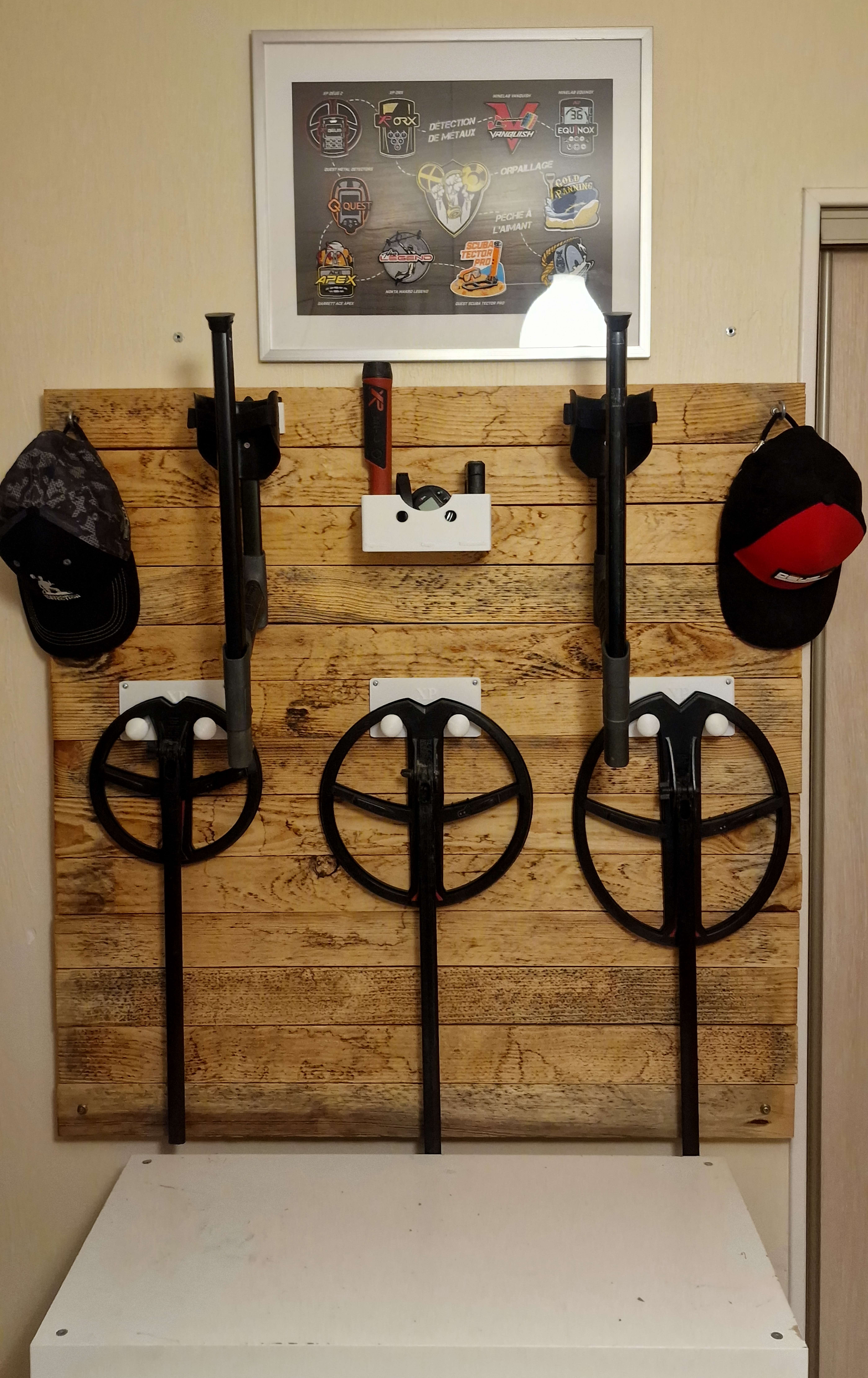 Support de détecteurs XP complet